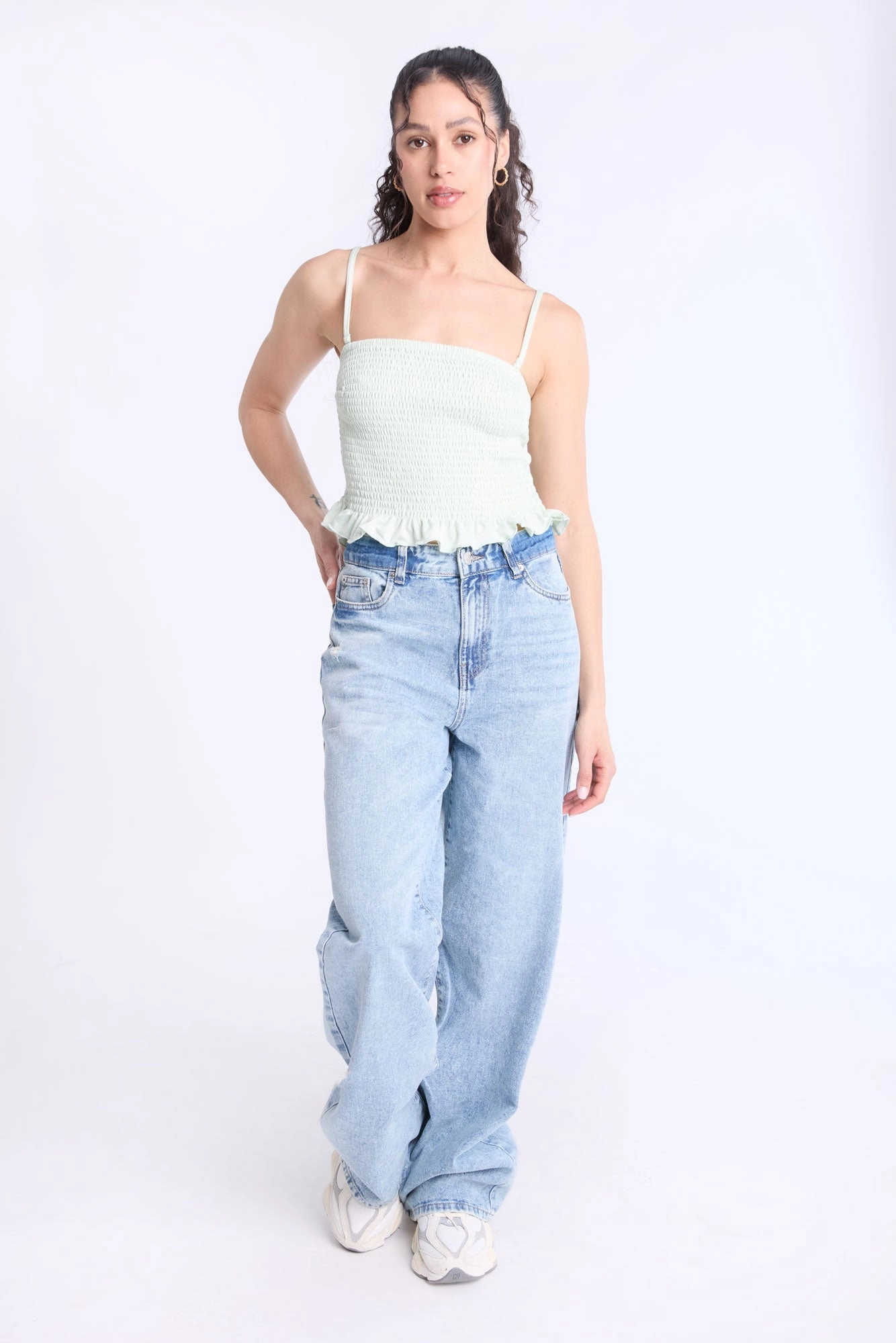 Super High Rise Wide Leg Jeans