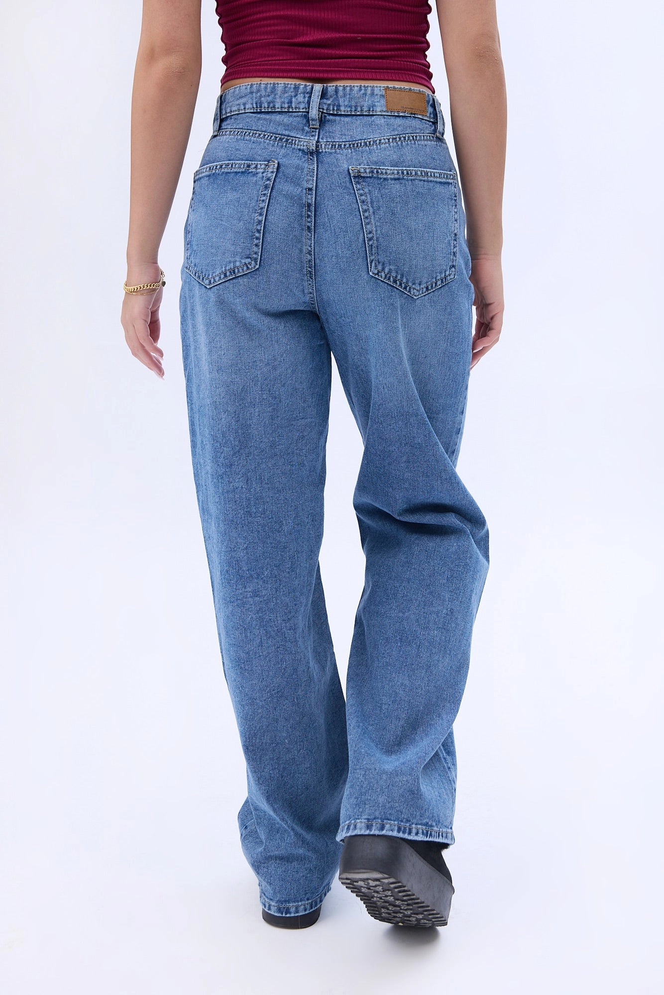 Super High Rise Wide Leg Jeans