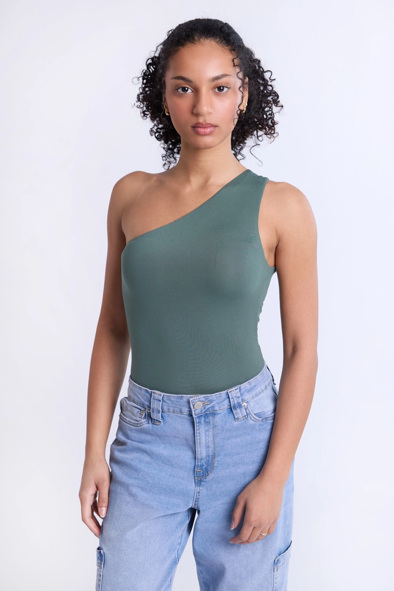 Super Soft One-Shoulder Bodysuit