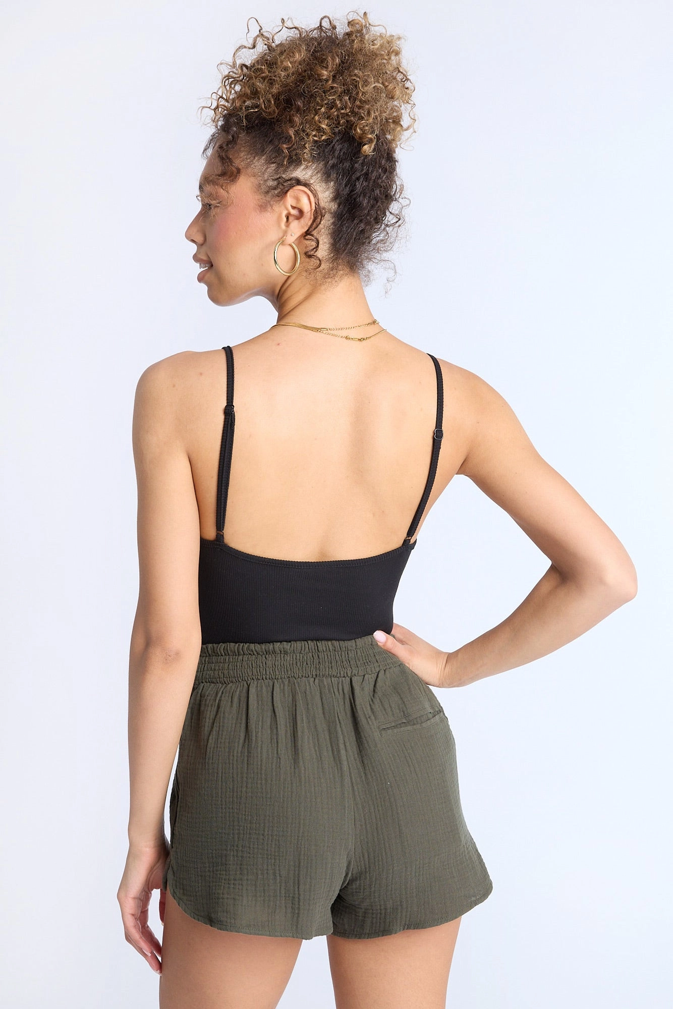 Super Soft Ribbed Cami Bodysuit