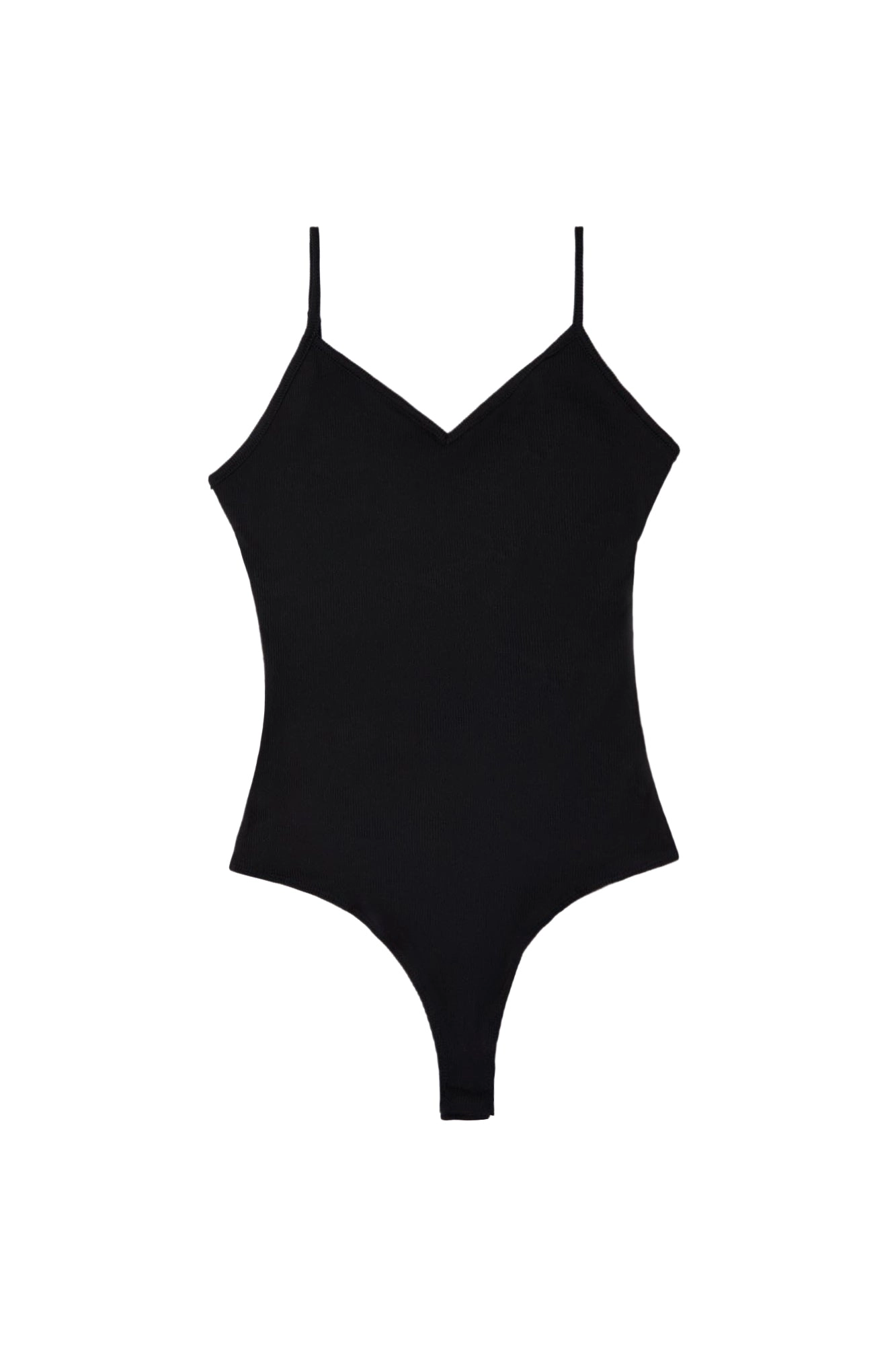 Super Soft Ribbed Cross-Back Bodysuit