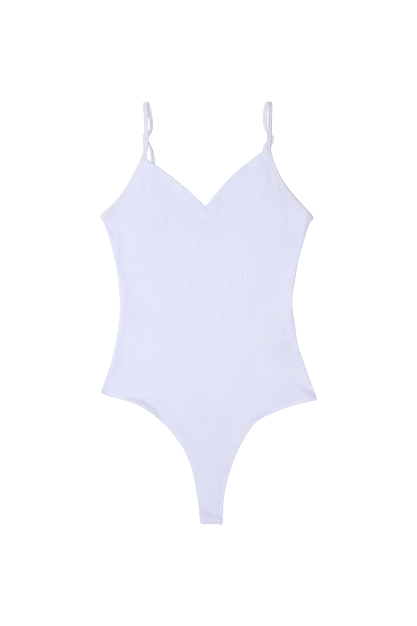 Super Soft Ribbed Cross-Back Bodysuit