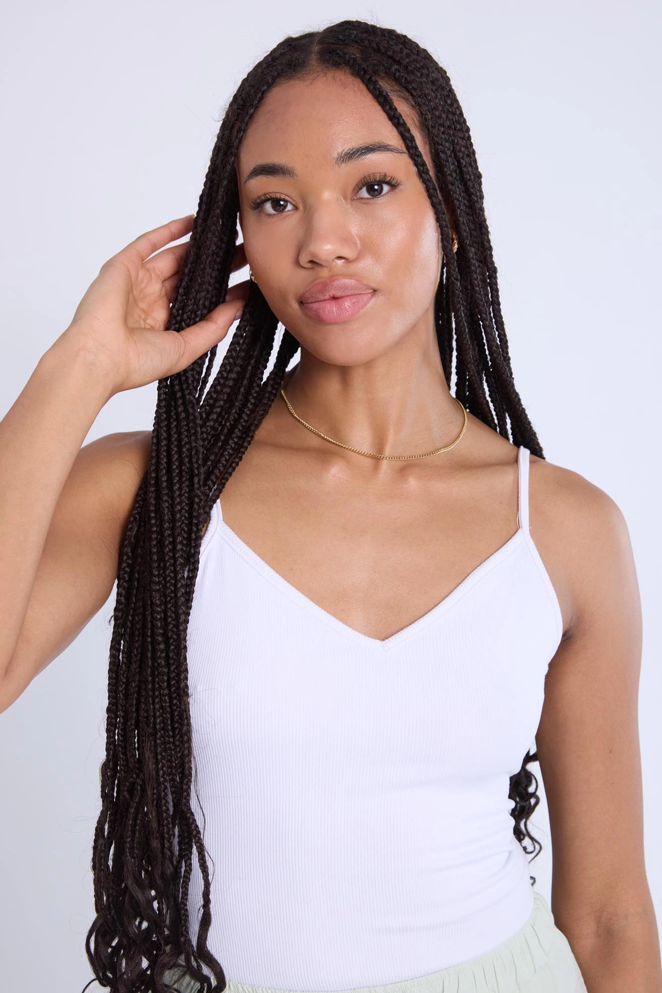 Super Soft Ribbed Cross-Back Bodysuit