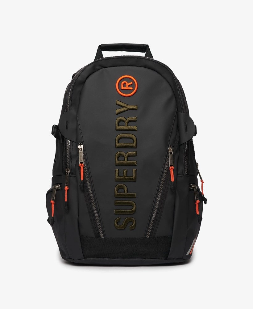 Tarp Embroidered Rucksack | Black/Khaki Green