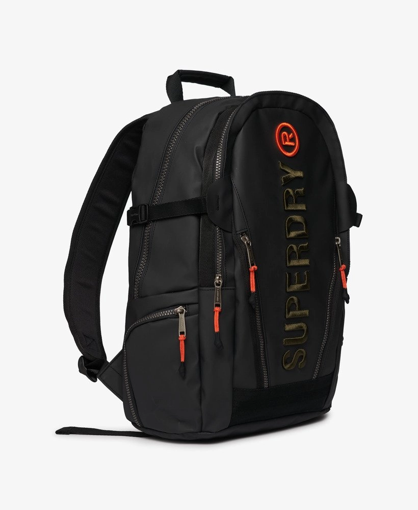 Tarp Embroidered Rucksack | Black/Khaki Green