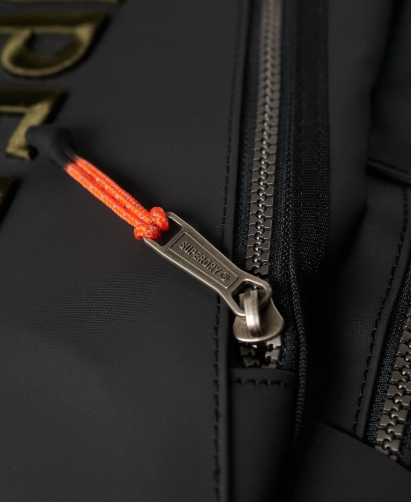Tarp Embroidered Rucksack | Black/Khaki Green
