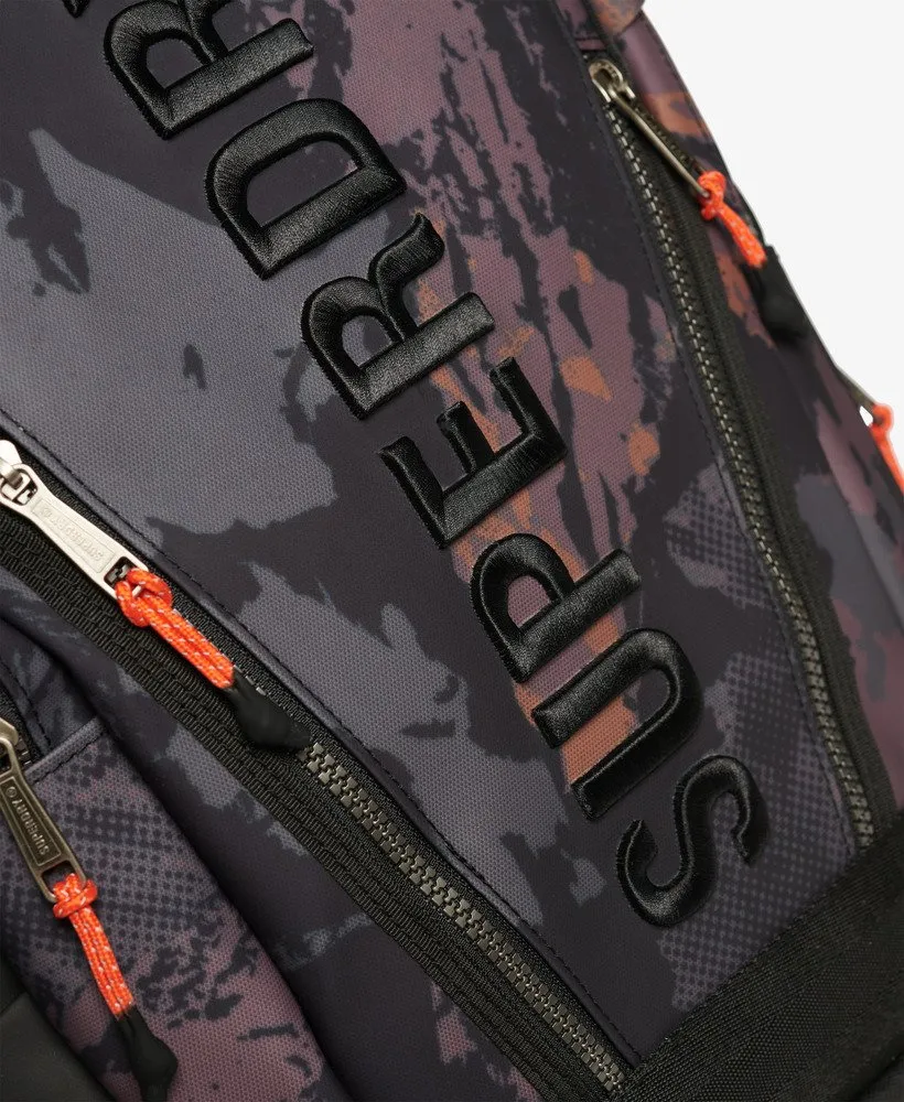 Tarp Embroidered Rucksack | Mountain Mesh Camo