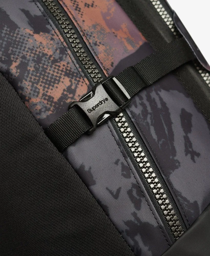 Tarp Embroidered Rucksack | Mountain Mesh Camo