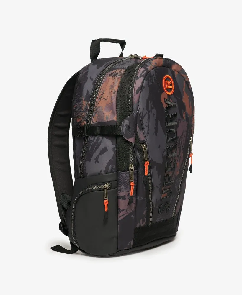 Tarp Embroidered Rucksack | Mountain Mesh Camo