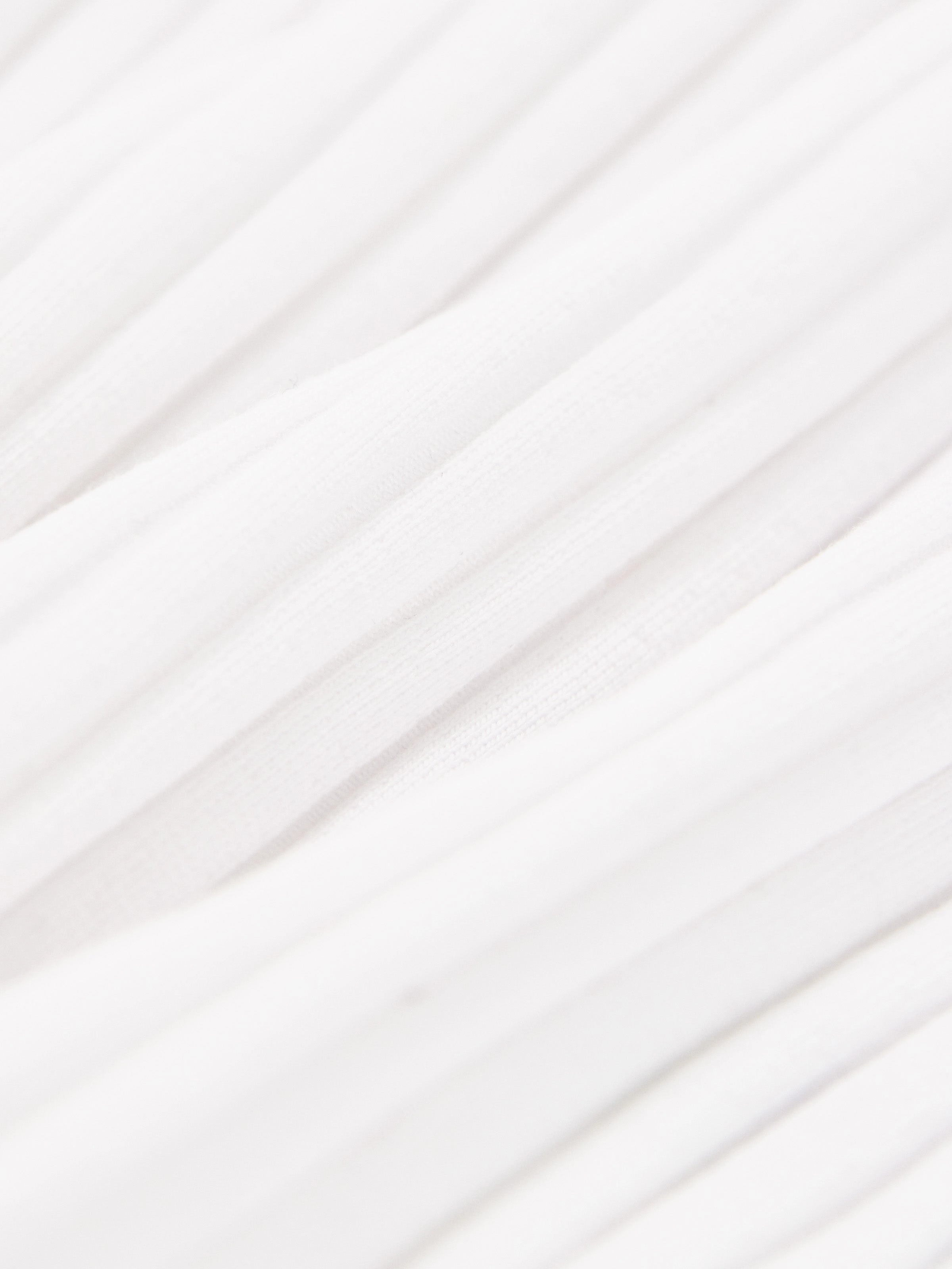 The Ribbed Tank Top in Bright White