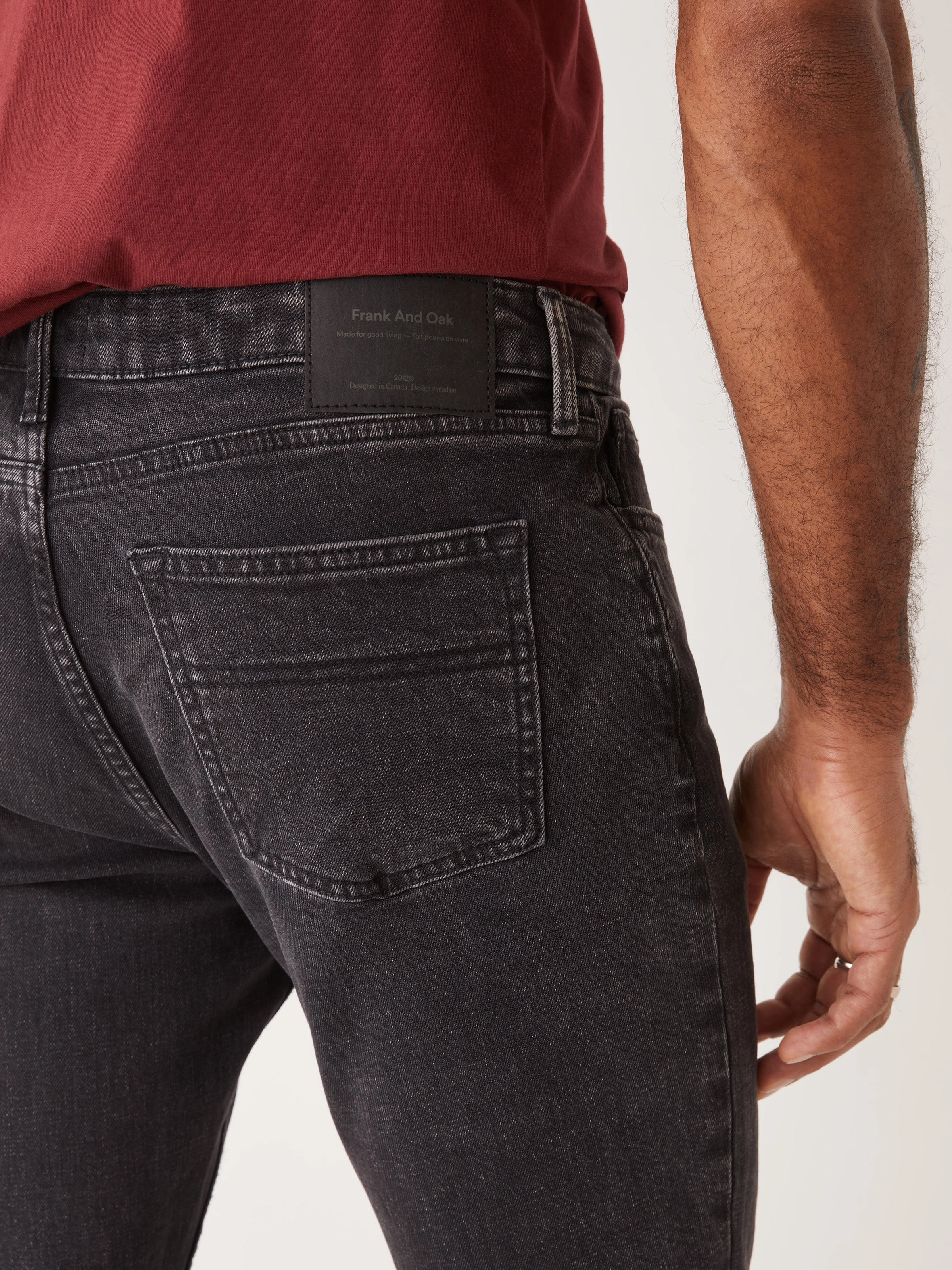 The Slim Fit Jean in Washed Black