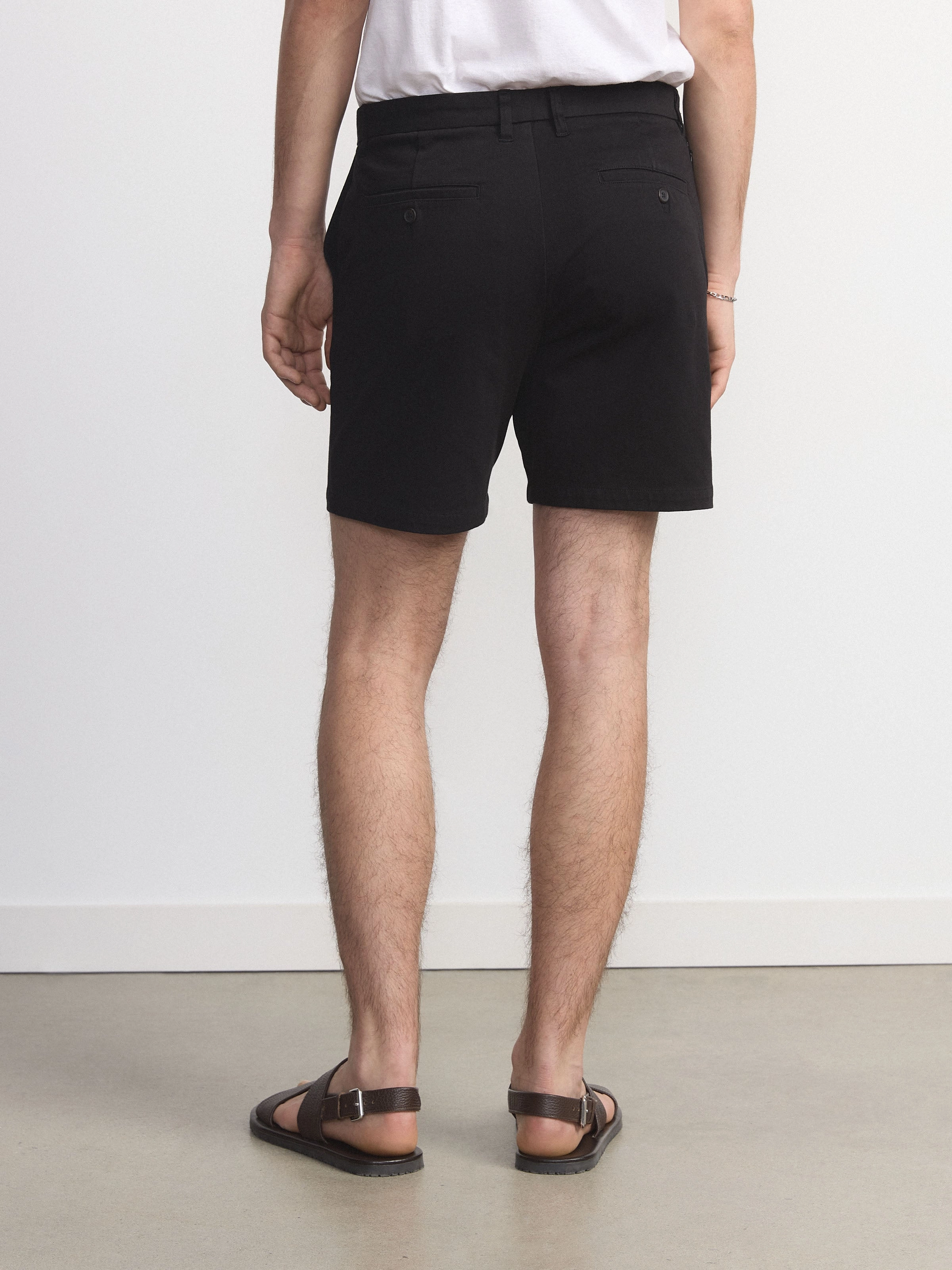 The Slim Flex Short in Black