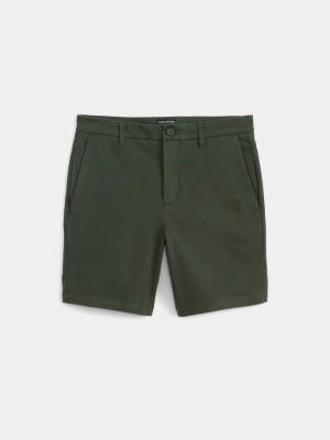 The Slim Flex Short in Deep Green