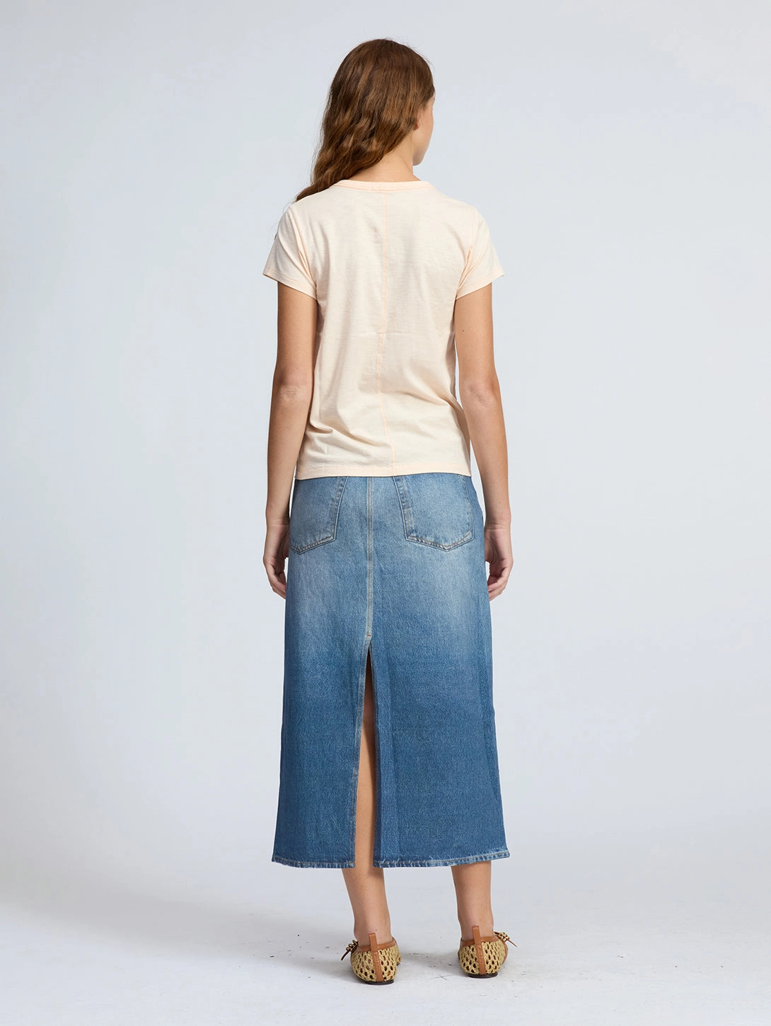The Slub Tee - Peach