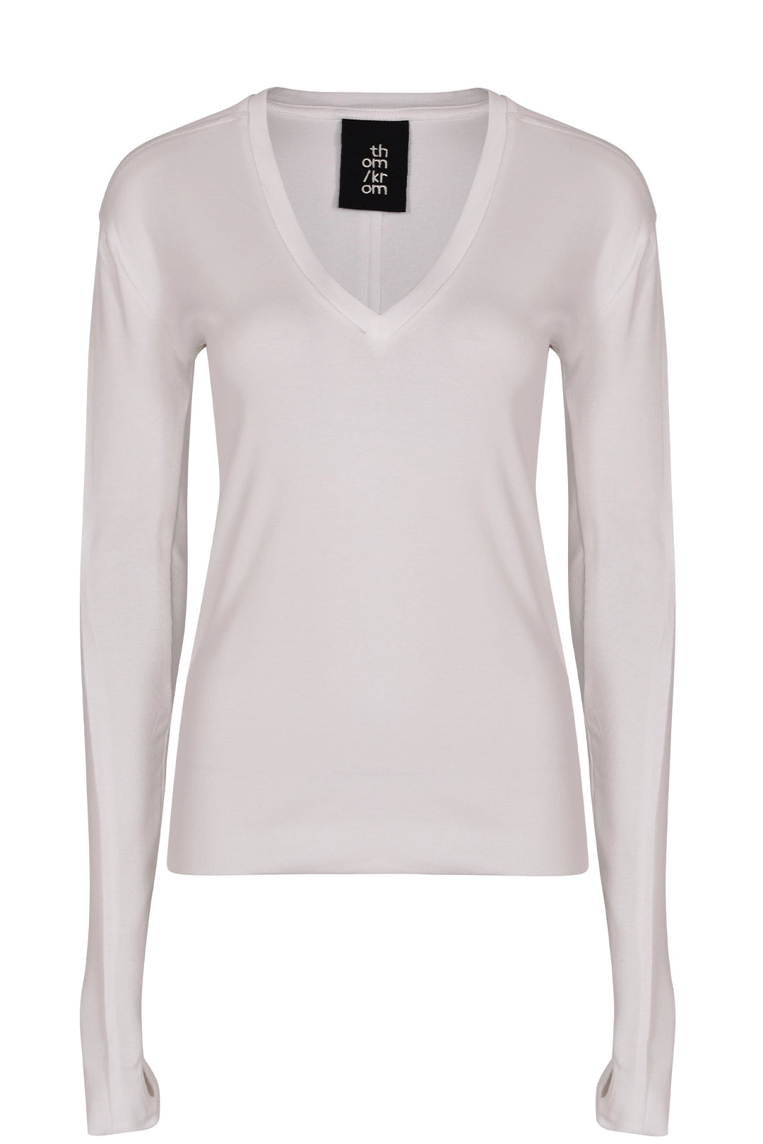 Thom Krom Leo Longsleeve - White