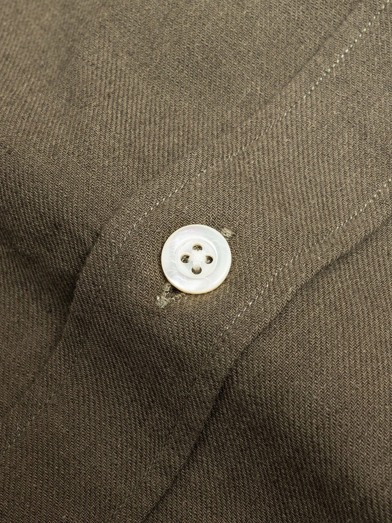 Thorsten Cotton Linen Shirt in Ivy Green