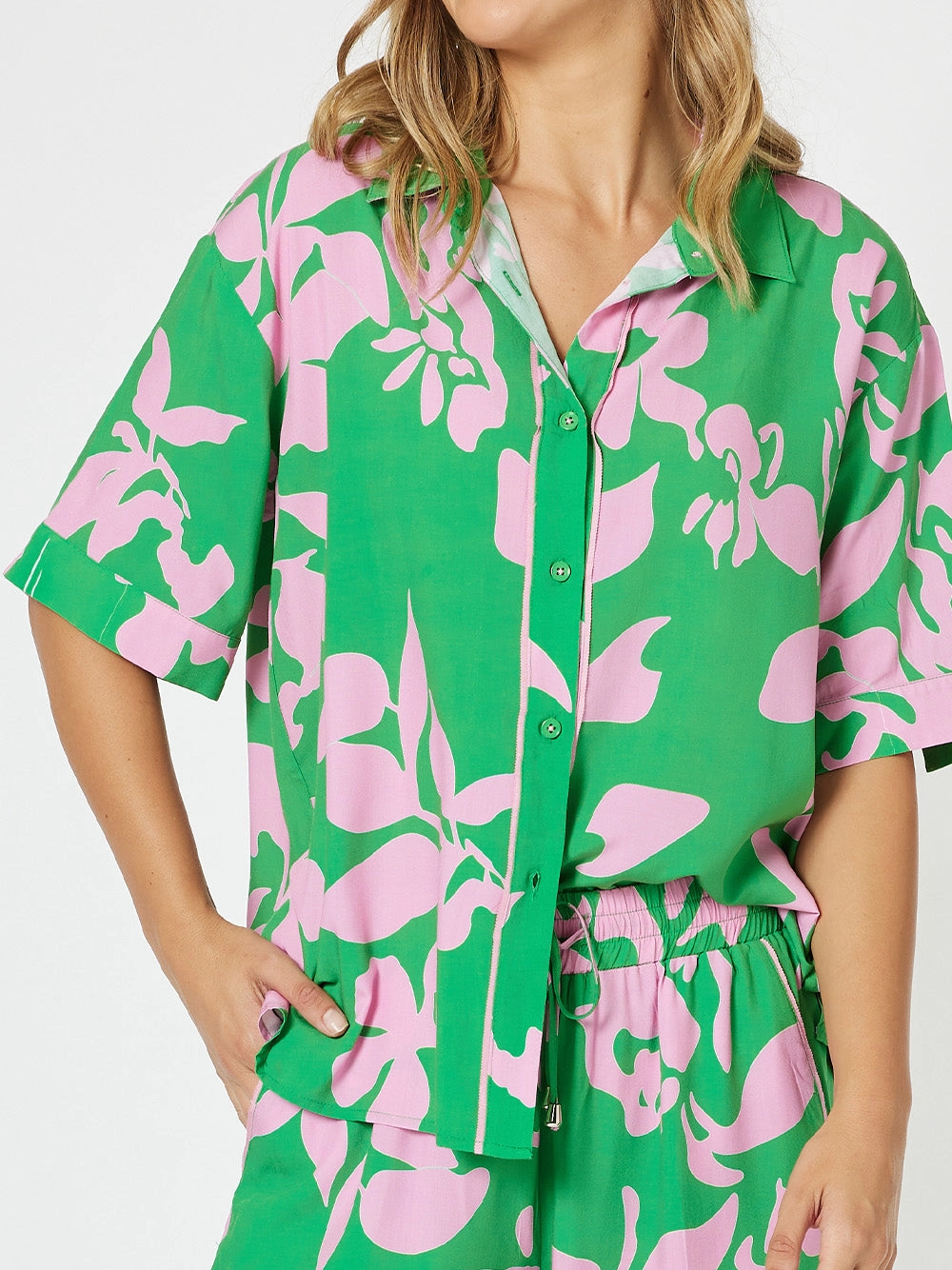 Threadz Spring Shirt Emerald