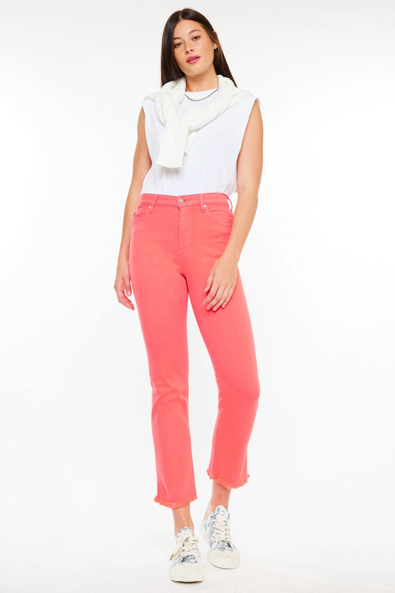 Tiana High Rise Slim Straight