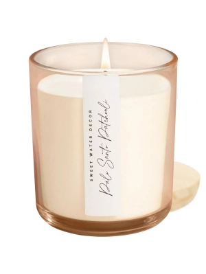 Tinted Glass Soy Candle - Palo Santo Patchouli
