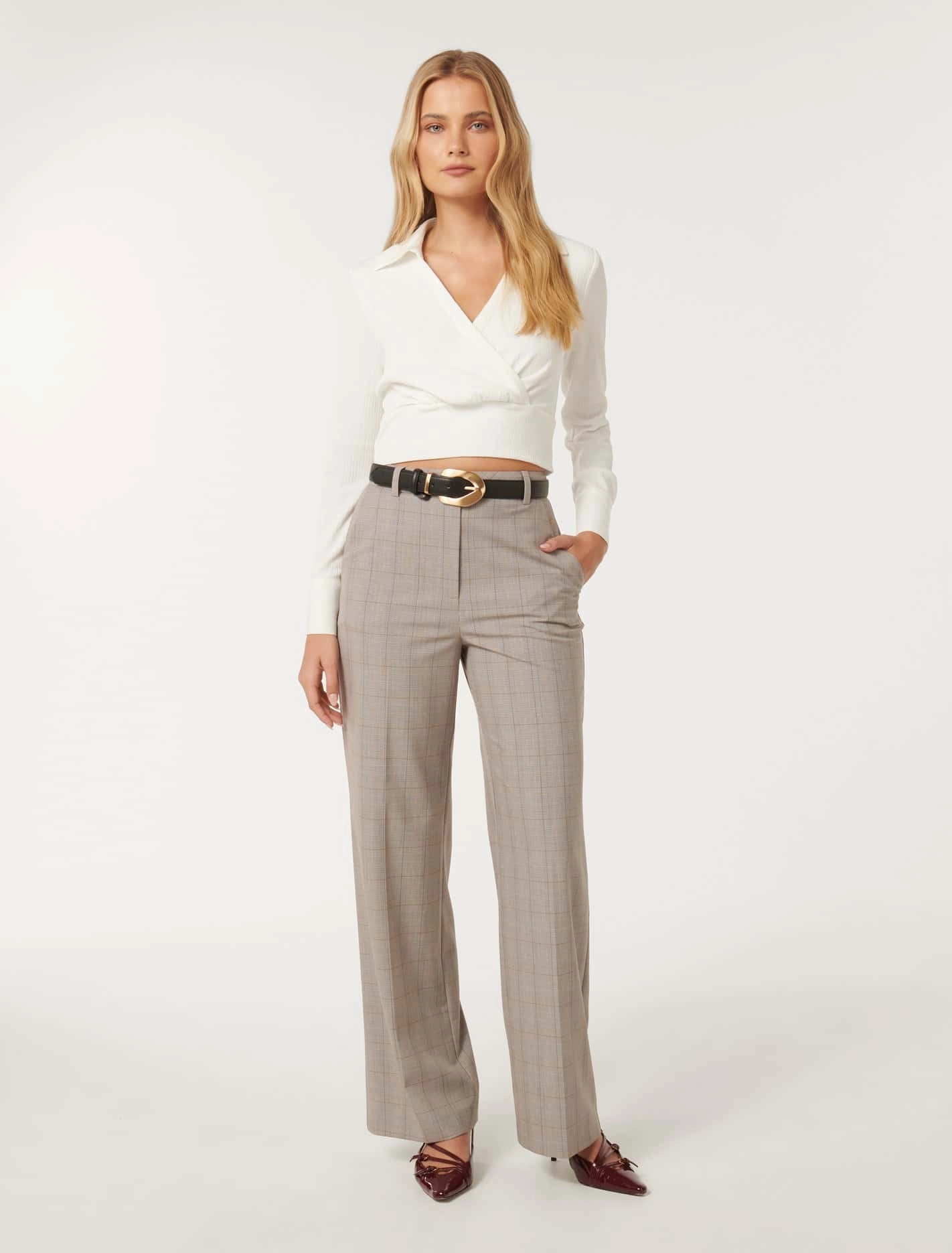 Tonya Textured Wrap Shirt