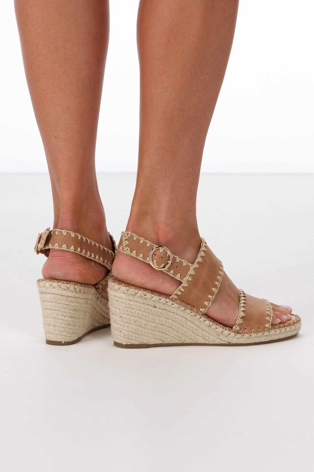 Top End Gogos Wedge Tan