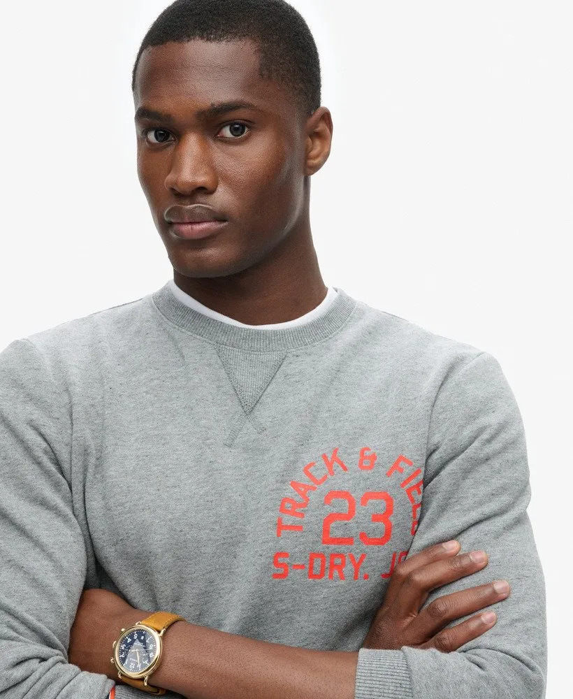 Track & Field Graphic Crew | Flint Grey Grit