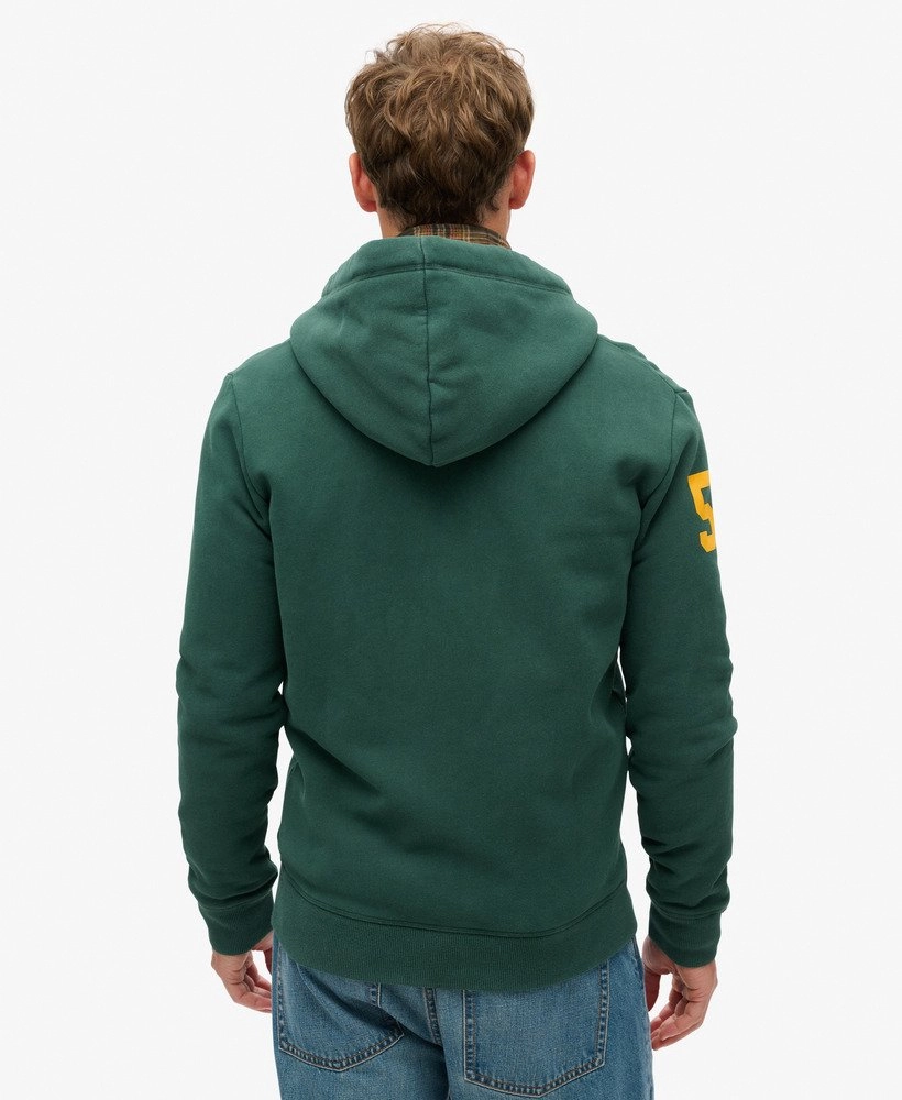 Track & Field Graphic Ziphood | Enamel Green