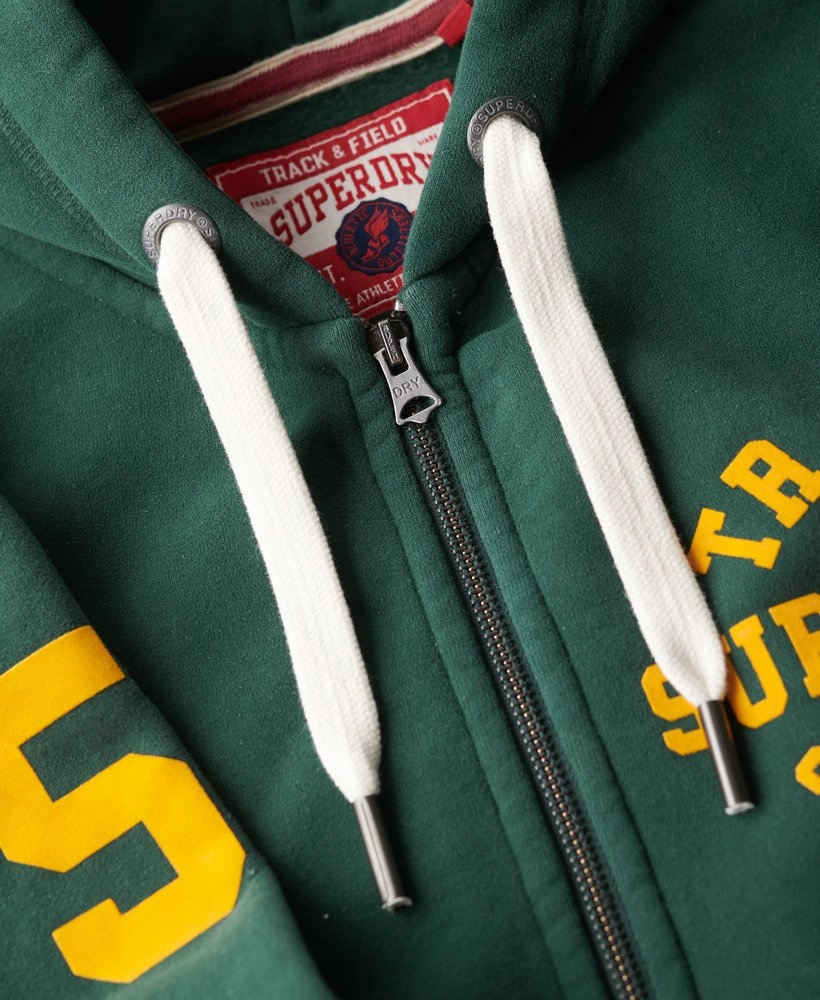 Track & Field Graphic Ziphood | Enamel Green