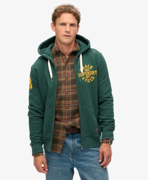 Track & Field Graphic Ziphood | Enamel Green