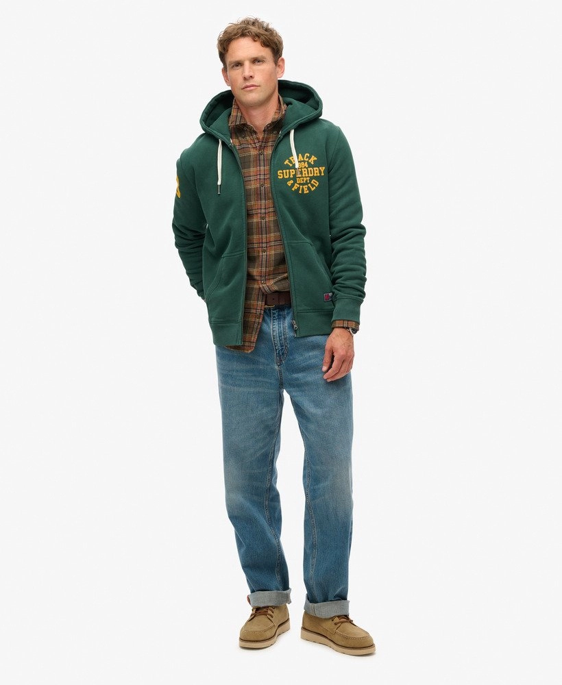 Track & Field Graphic Ziphood | Enamel Green