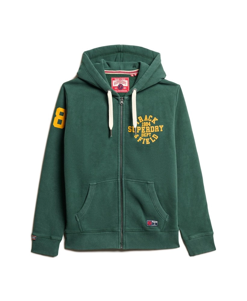 Track & Field Graphic Ziphood | Enamel Green