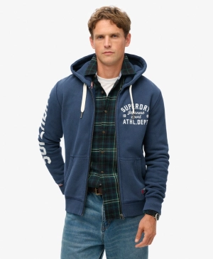 Track & Field Graphic Ziphood | Rich Navy