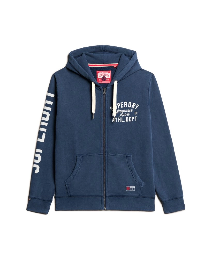 Track & Field Graphic Ziphood | Rich Navy