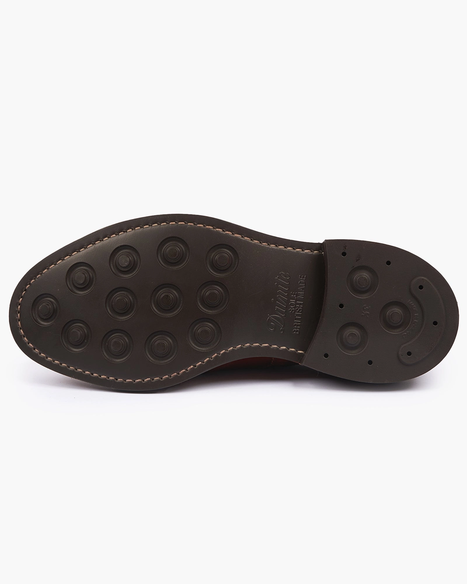 Trickers Bourton Country Derby Brogues - Marron Antique / Dainite Sole