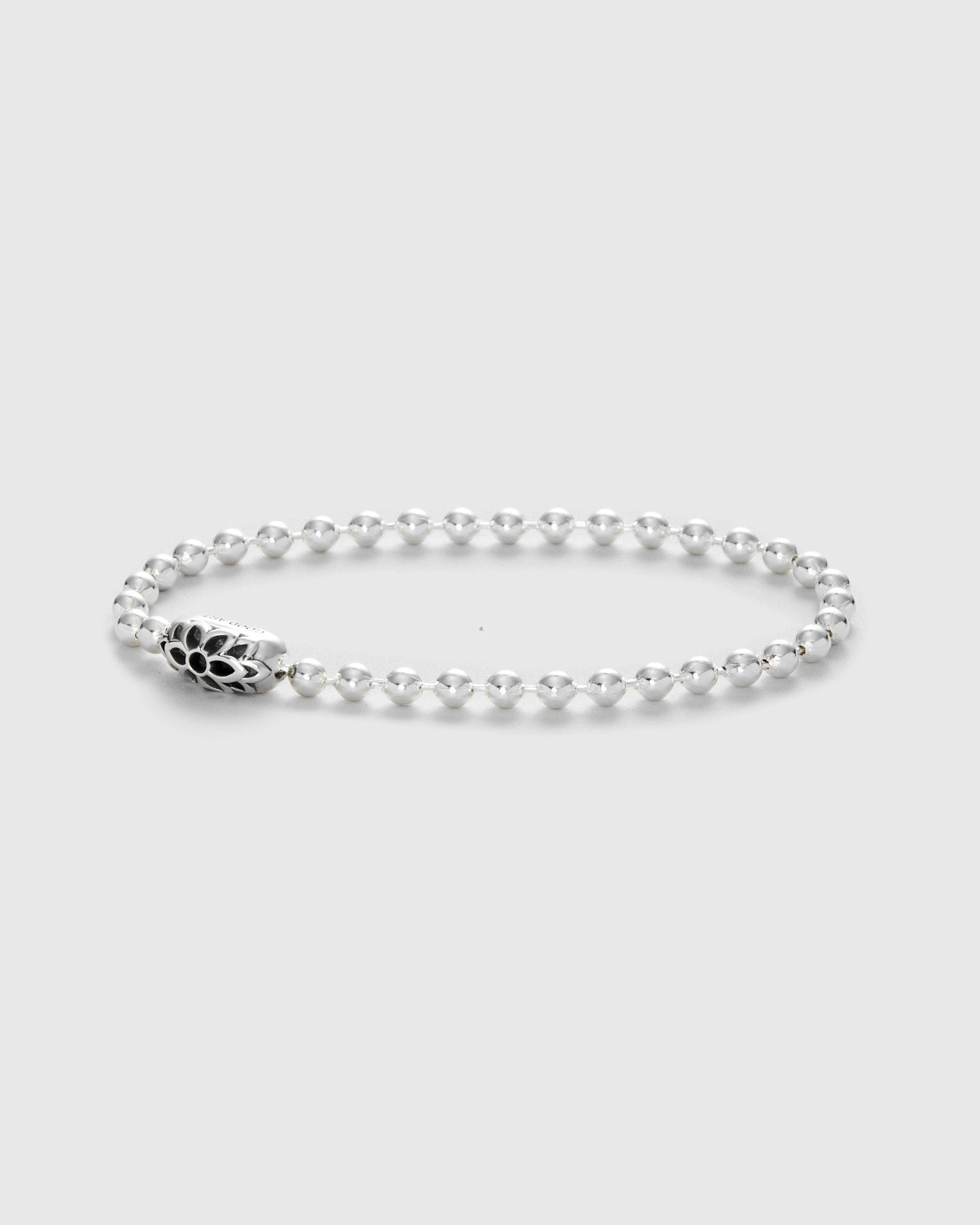 Triple Cutout Poplock Bracelet in Sterling Silver