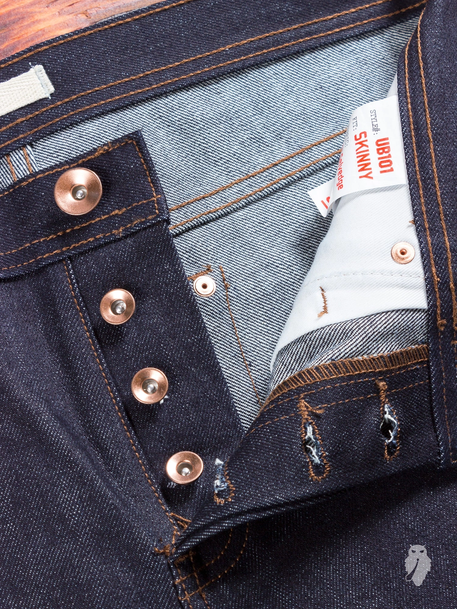 UB101 14.5oz Selvedge Denim - Skinny Fit