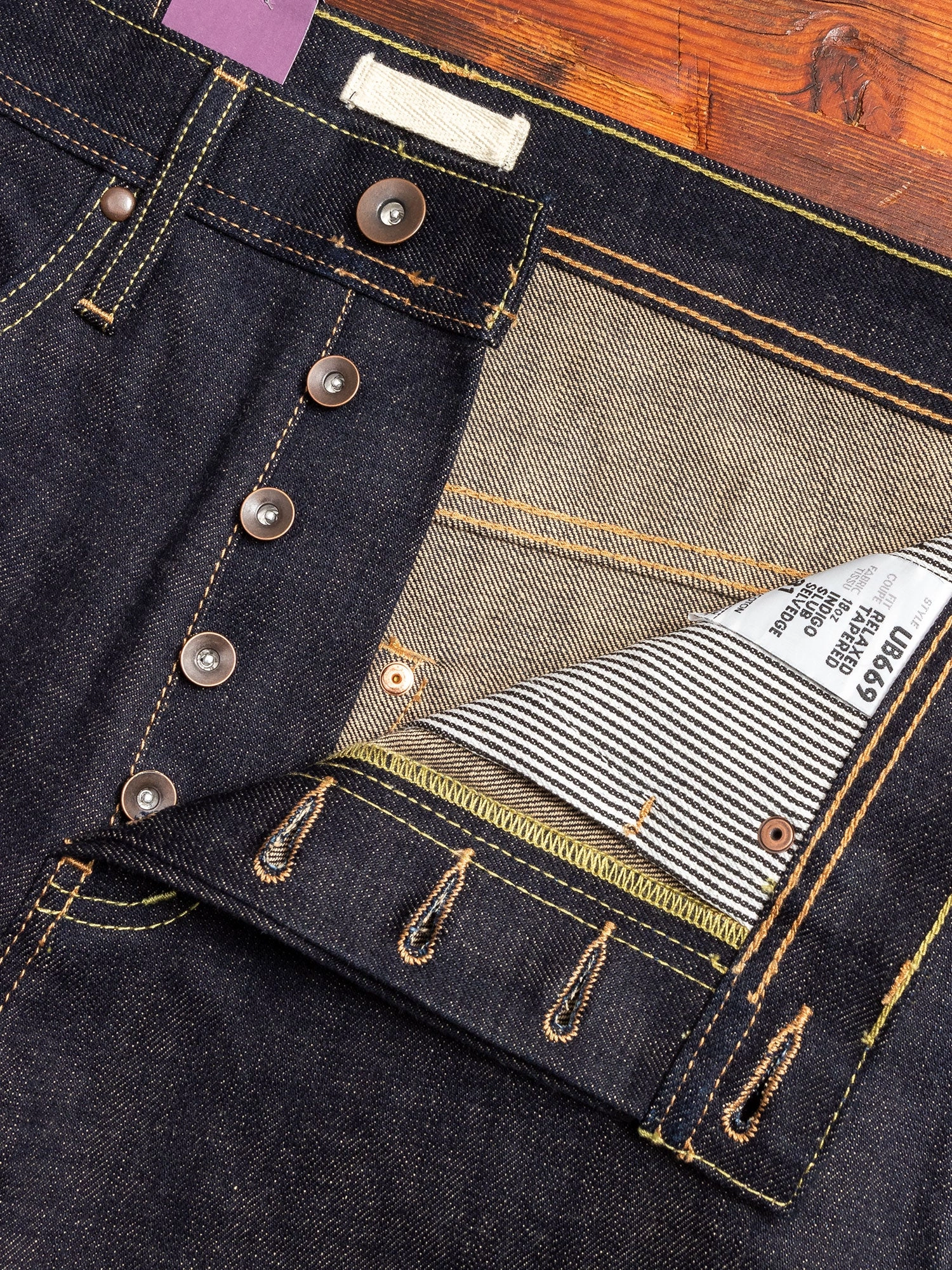 UB669 18oz Slub Selvedge Denim - Relaxed Tapered Fit
