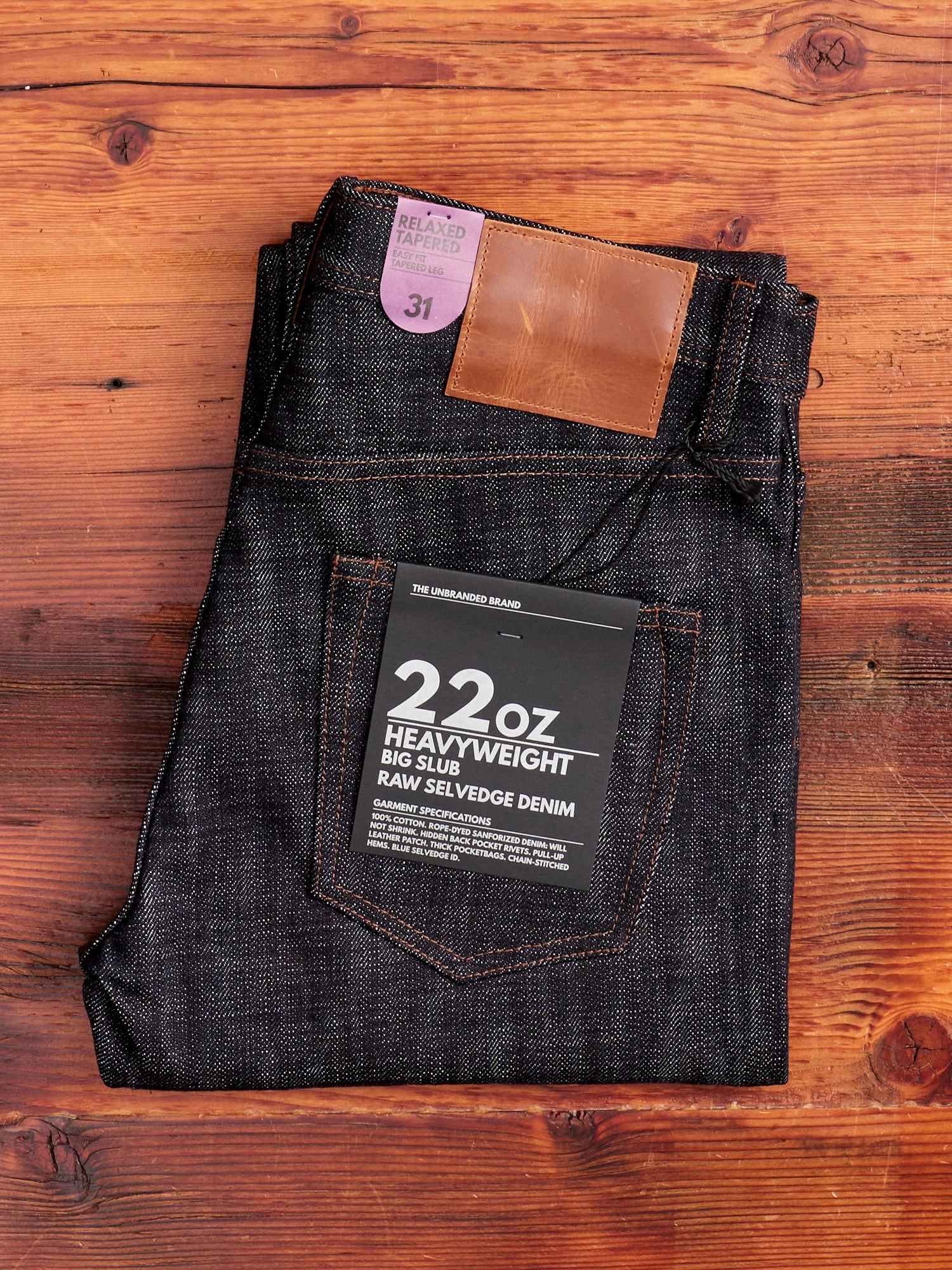 UB670 Big Slub 22oz Selvedge Denim - Relaxed Tapered Fit
