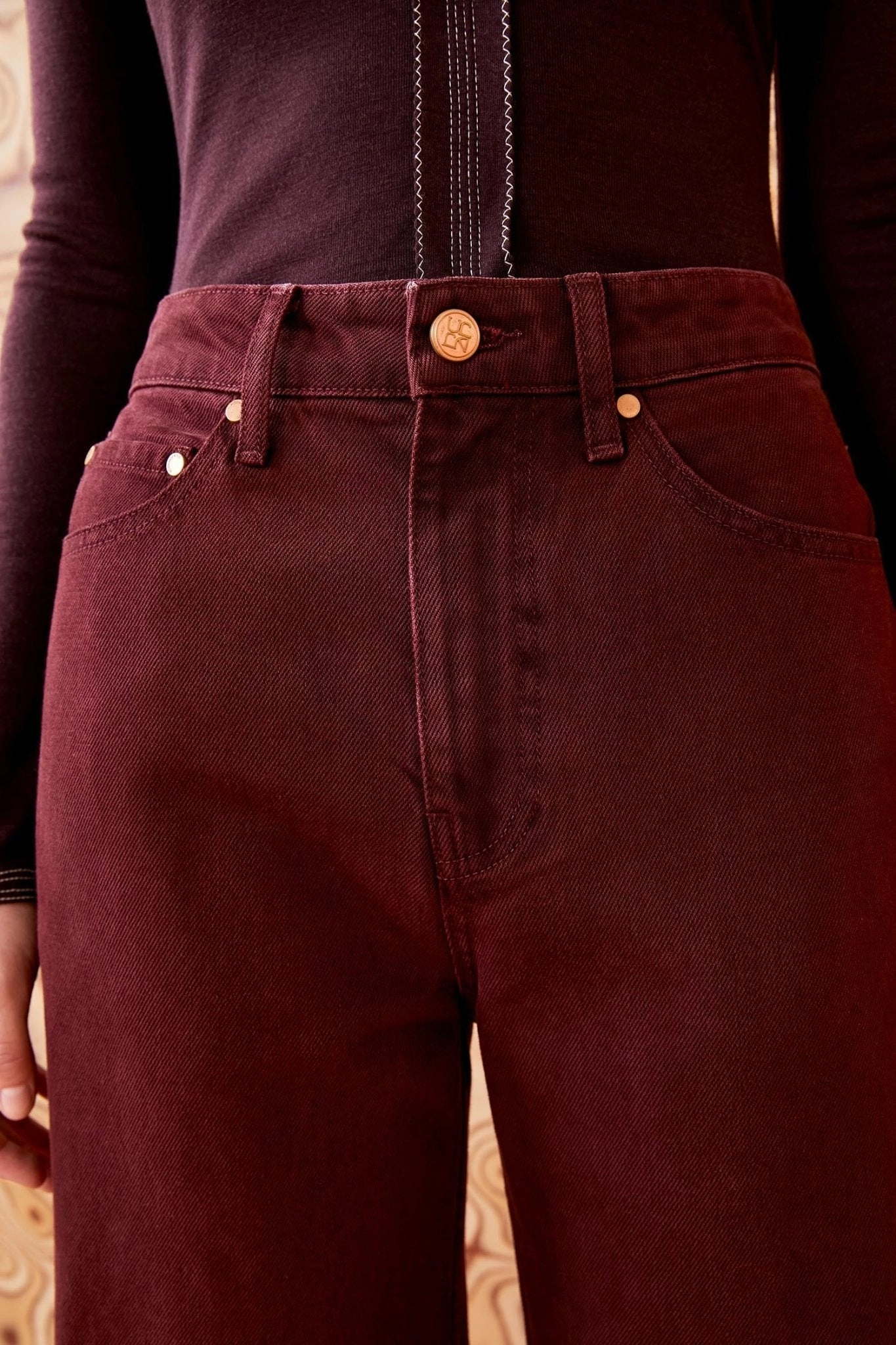 Ulla Johnson - The Willow Jean in Claret
