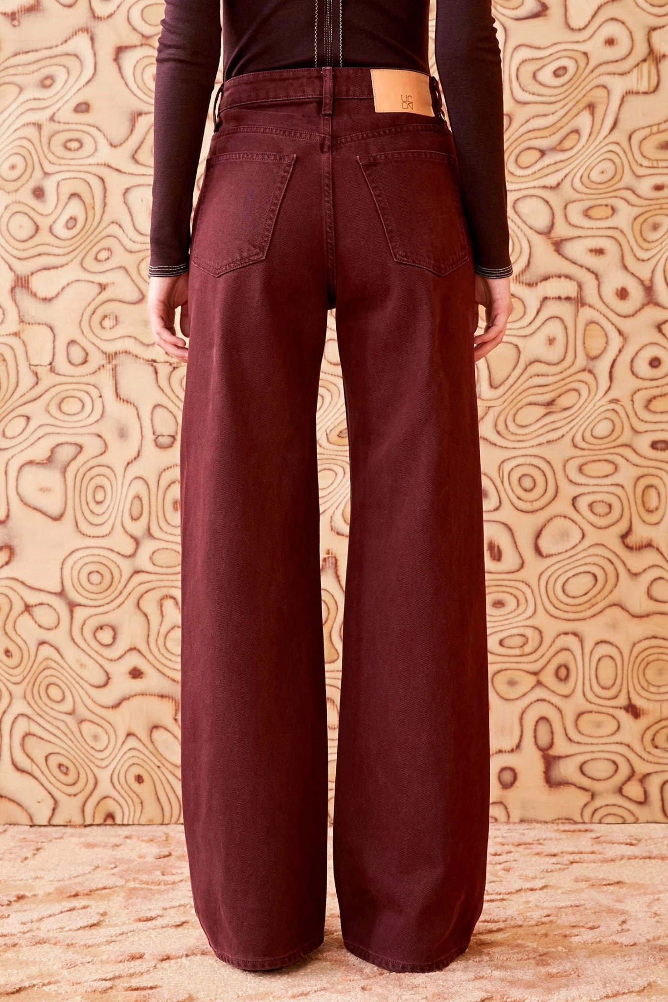 Ulla Johnson - The Willow Jean in Claret