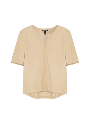 Una Limited Suede Top