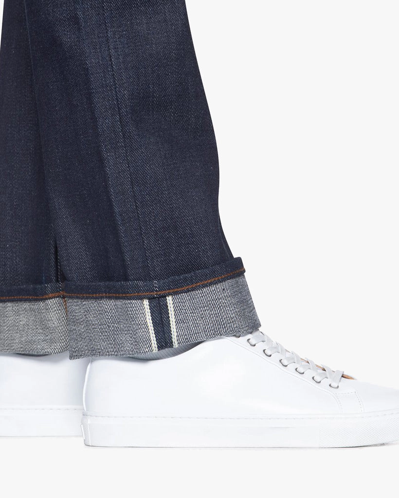 Unbranded UB321 Straight Fit Mens Jeans - 21oz Indigo Selvedge