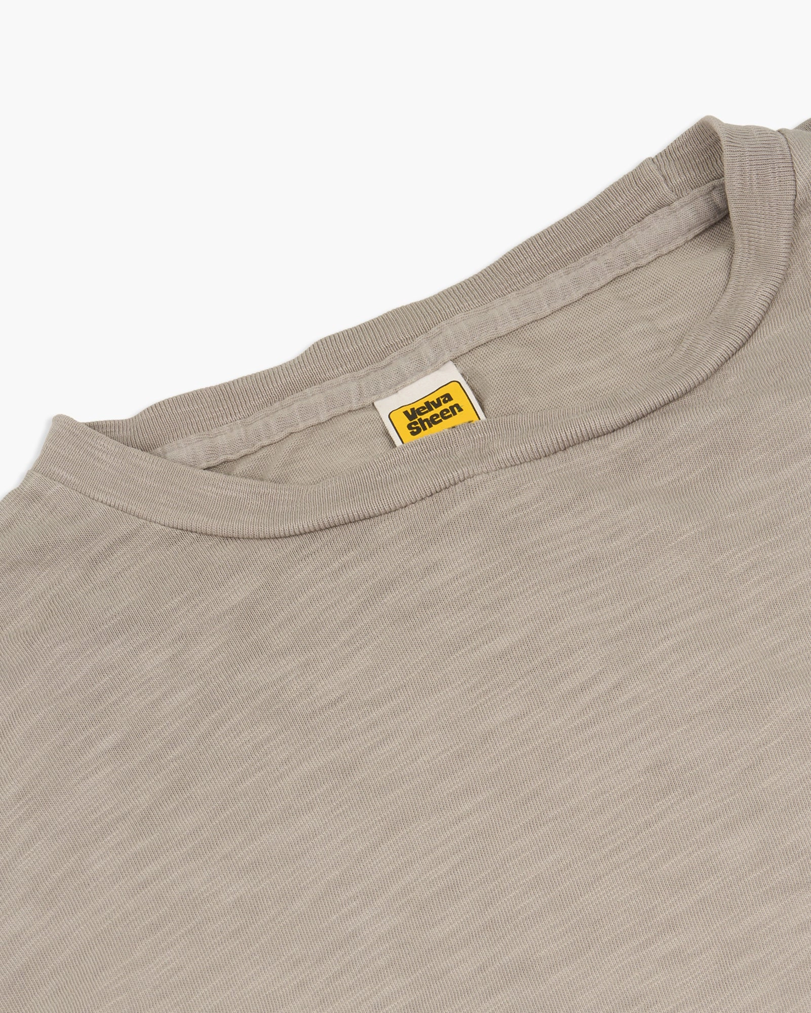 Velva Sheen Rolled S/S Regular Tee - Grey