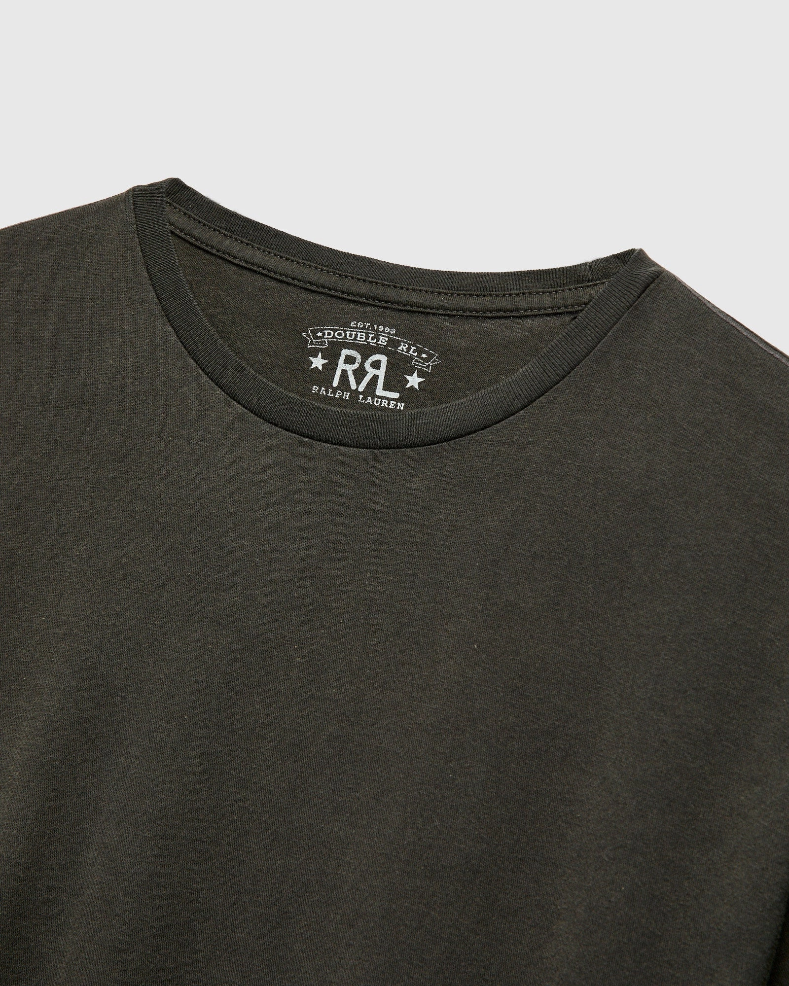Vintage Knit T-Shirt in Faded Black