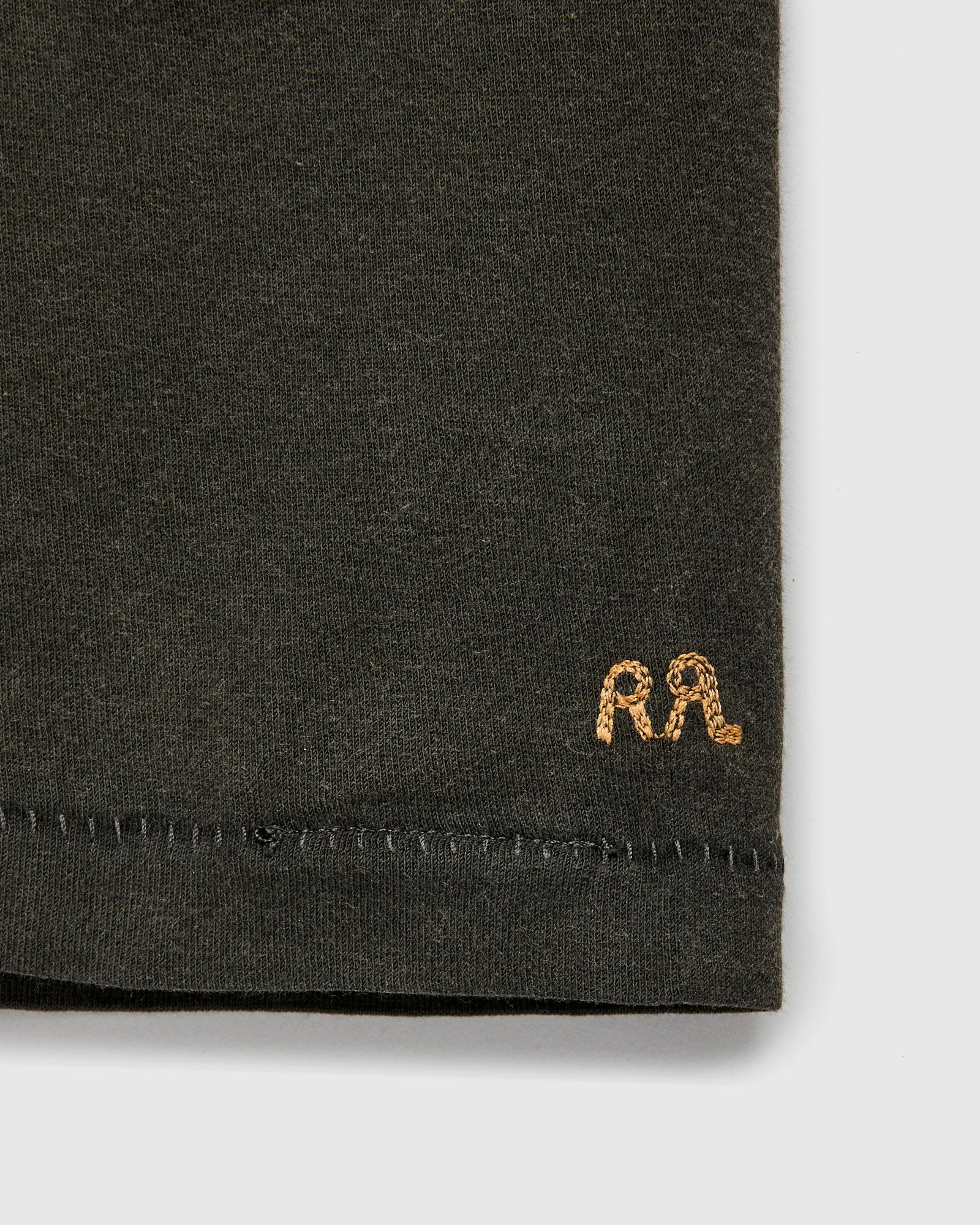 Vintage Knit T-Shirt in Faded Black