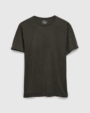 Vintage Knit T-Shirt in Faded Black