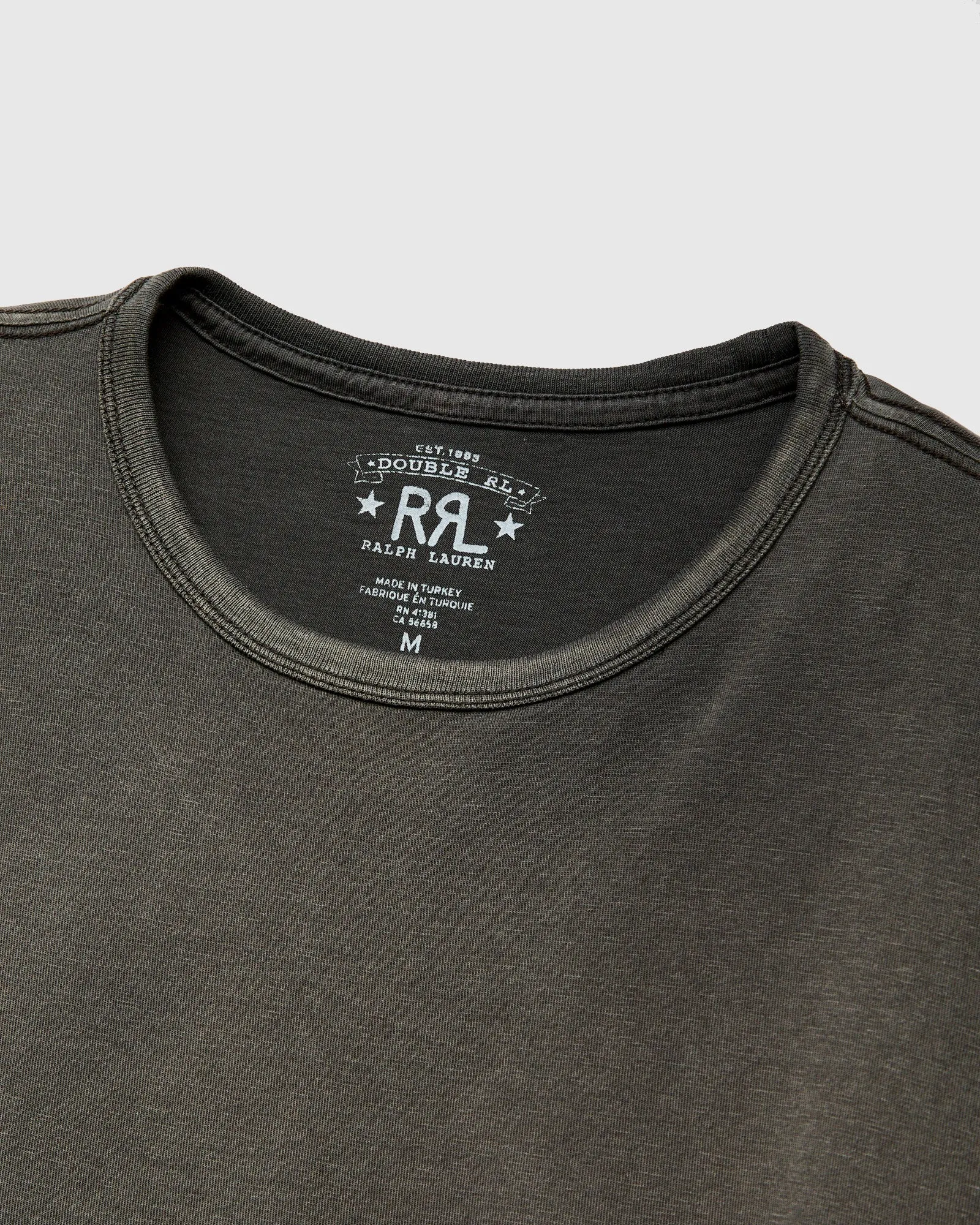 Vintage Knit T-Shirt in Squire Brown Black