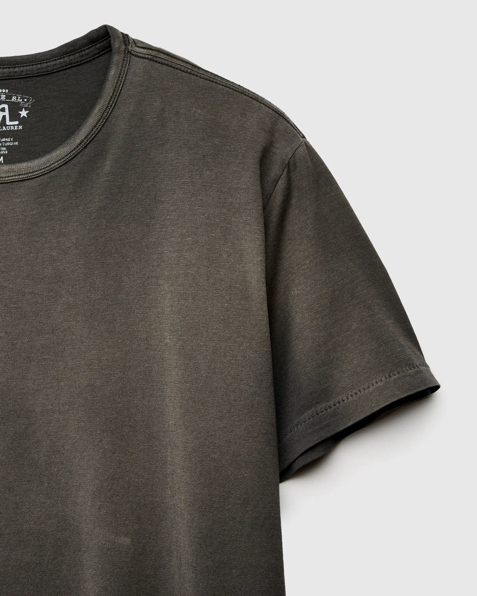 Vintage Knit T-Shirt in Squire Brown Black