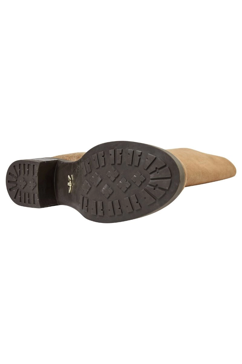 Wales Suede Hi Boot | Dark Beige | Støvler fra Mos Mosh