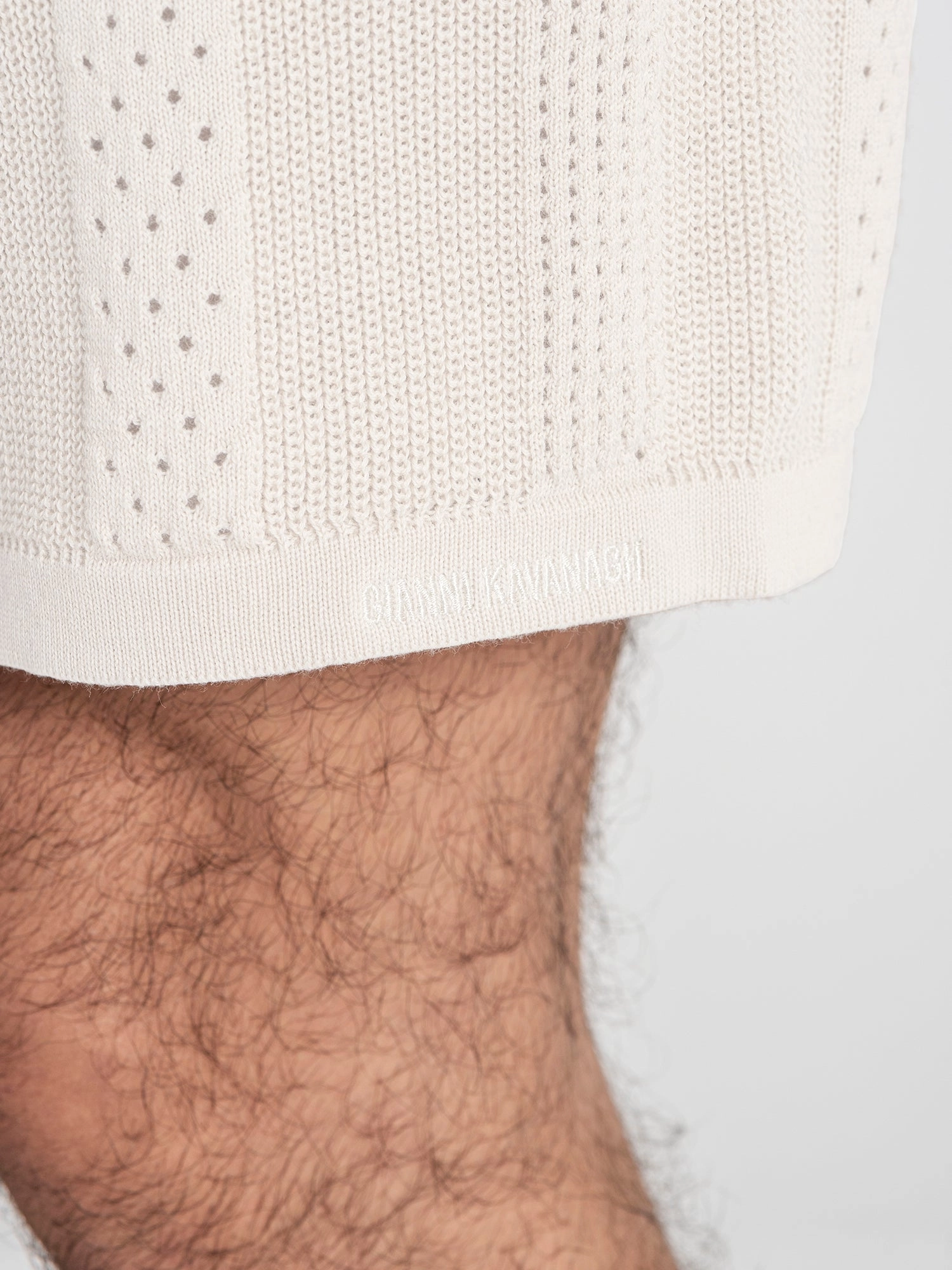 White Breathe Knit Twinset